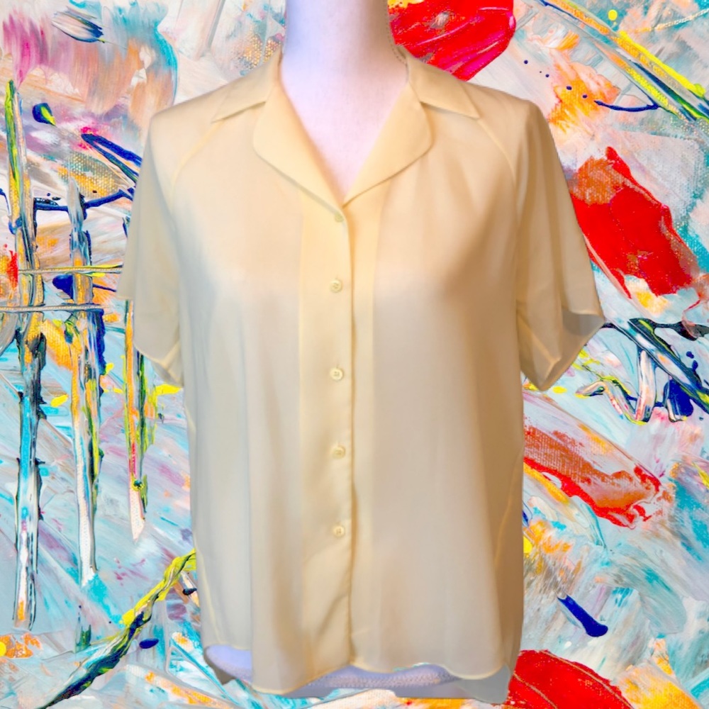 Theory Short Sleeve Yellow